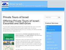 Tablet Screenshot of drive-israel.com